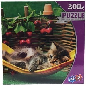 Sure Lox Kitten Jigsaw Puzzle 300 Pieces 19 in x 13 in